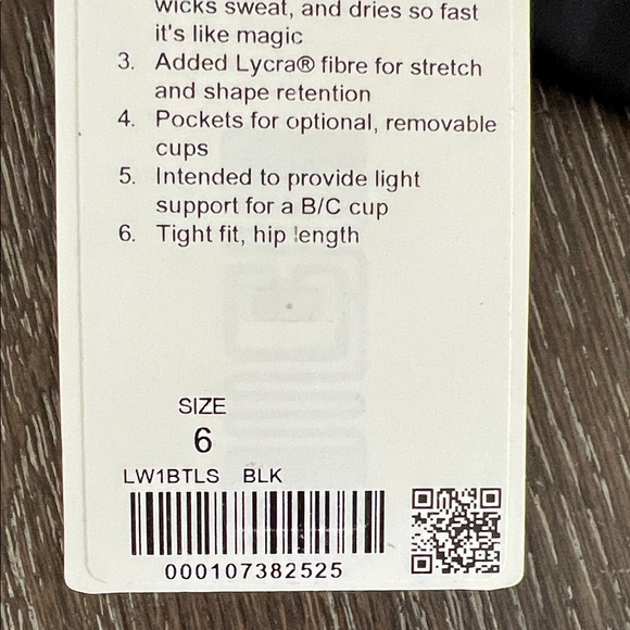 lululemon athletica Charcoal Strappy Sports Bra - Picture 4 of 4